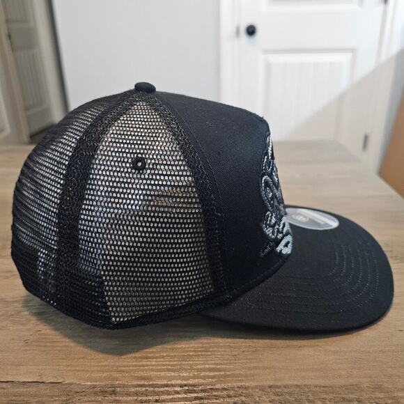 North Carolina Tar Heels Snapback Trucker Hat Cap Black UNC Embroidered TOW - Picture 4 of 9